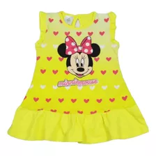 Vestido Bebê Curto Com Babado Para O Verão Minnie Marlan