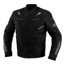 Campera Impermeable Four 4 Stroke Warrior Black - Ridegreen