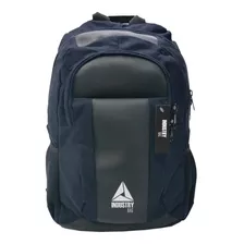 Morral Ejecutiva Industry Bag Laptop L300 Color Azul Oscuro Diseño Lisa 21l