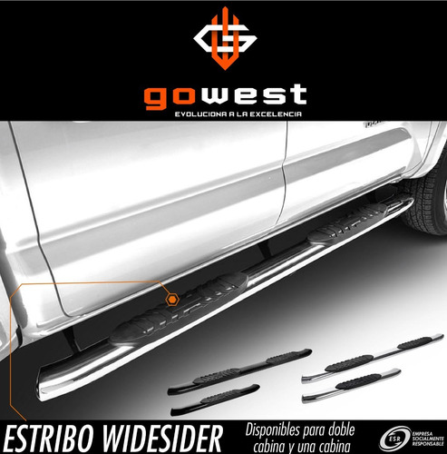 Estribos Widesider Inox Ram 1500/2500/3500 09-22+ Dob Cab Foto 6