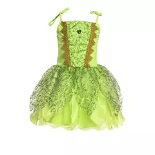 Fantasia Vestido Infantil Fada Sininho Fadinha Tinker Bell 