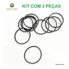 Kit 3 - Correia Borracha Gaveta Drive Xbox 360 Fat Ou Slim 