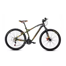 Bicicleta De Montaña Mercurio Ranger Rodada 26,21 Velocidade Color Verde Militar/negro