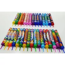 100 Velas Para Pastel Mágicas Bengalas Crayola Grande 15cm