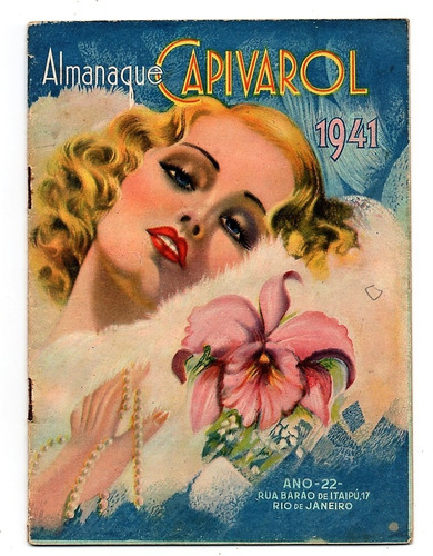 Almanaque De Farmacia - Almanaque Capivarol - 1941