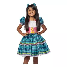 Vestido Festa Junina Caipira Infantil Moda Sunset