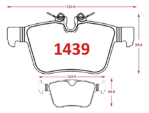 Pastillas Traseras Volvo V90 Ii 2.0 2016-2020 Foto 2