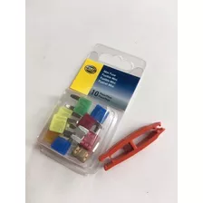 Fusibles Planos Mini Marca Hella Surtido X 10 + Pinza Regalo