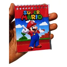 30 Bloquinho De Nota Lembrancinha Aniversario Super Mario 