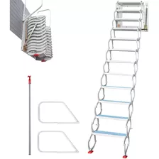 Escalera De Ático Vevor 12 Pasos Plegable Montaje En