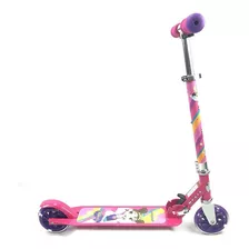 Titan Flower Princess Scooter Patineta Aluminio Luz Led 5+