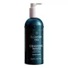 Shampoo Masc Cabelo/barba Crashing Waves 240ml El Capitán