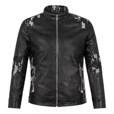 Hermoso Bomber Parka De Cuero Cazadora De Piel Colecciónotoño Invierno Abrigo De Invierno Para Hombre Mujer Chaqueta Motoquero De Cuero Urbano Clasico