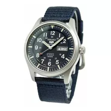 Seiko 5 Militar Azul Automático Snzg11j1 100% Japonés