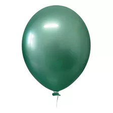 Balão Bexiga Metalizado Platino Varias Cores N°5 25 Unidades