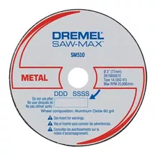 Disco De Corte Para Metal Dremel Saw Max Dsm510 C/ 03 Peças