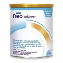 Fórmula Infantil Em Pó Sem Glúten Danone Neo Advance Sabor Without Flavor En Lata - Kit De 2 X 2 Unidades De 400g - 3 A 10 Anos