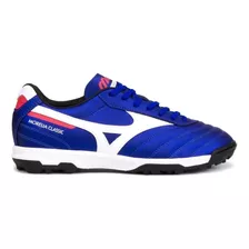 Chuteira Society Mizuno Morelia Classic Azul Adulto Original