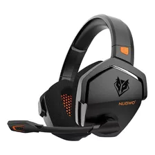 Auriculares Gamer Inalámbricos Nubwo Gamer Wireless Bluetooth G06 Black And Orange G06-bt-3031 Naranja