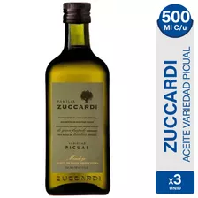 Aceite De Oliva Familia Zuccardi Picual 500ml X3 - 01mercado