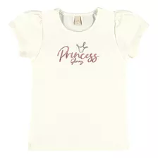 Blusa Em Cotton Feminina Infantil Bebê Glinny