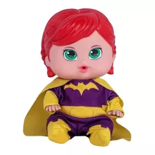 Coleção Dc Super Hero Baby Batgirl Batman Mini Herói 18cm