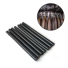 Barra Keratina Extensiones 5 Unidades Negro Cortinas Pelo