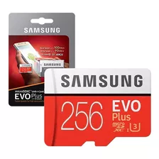 Samsung Memoria Sd 256 Gb Evo Plus 4k 100mb/s Original