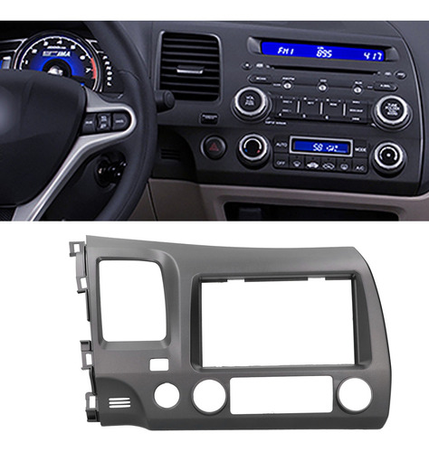 Frente Base Estereo Kit 2-din Honda Civic 2006-2011  Foto 3