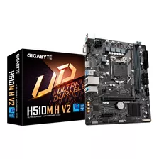 Tarjeta Madre Gigabyte Micro-atx H510m H V2 Lg1200 Negro