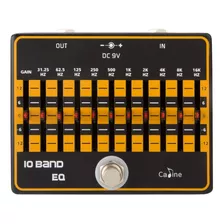 Pedal De Efeito Caline 10 Band Eq Cp-24 Preto