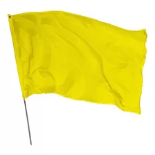Bandeira Cor Lisa Amarela 1,50m X 1,0m