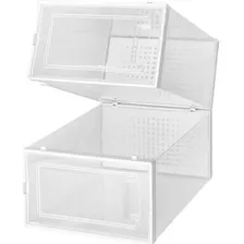 Caja Para Zapatos Transparente Rigida Plegable