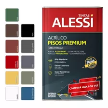 Tinta Para Piso Premium 18litros Alessi Escolha A Cor