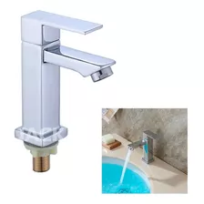 Torneira De Banheiro Lavabo Luxo Metal Cromada Moderna Curta