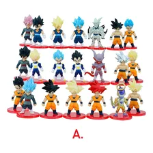 Coleccion De 21 Figuras De Dragon Ball Super Personajes 7cm