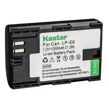 Bateria De Alta Capacidade Para Canon Kastar Lp-e6