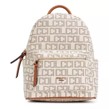 Mochila Colcci Logomania 15 Litros P24 Off White Feminino Cor Branco