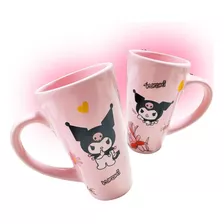 Taza Hello Kitty Kuromi Cerámica Rosa