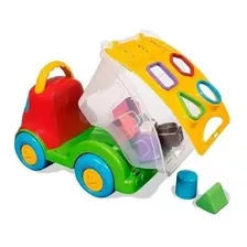Caminhãozinho De Brinquedo Com Blocos Geométricos Cardoso
