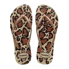 Havaianas Ojotas Slim Animal Arena Rose Gold Originales