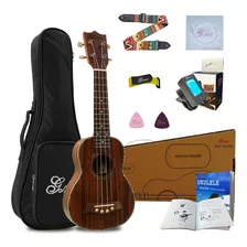 Ukulele Soprano Color Natural Ukuleles De Koa Principia...