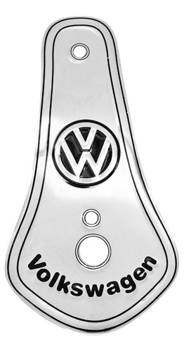 Pera Para Cofre Vw Sedan Vocho De Aluminio Logo Y Escudo Foto 7