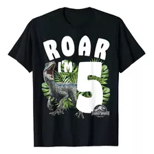 Camiseta De Cumpleaños Del Mundo Jurásico Raptor Roar Im 5