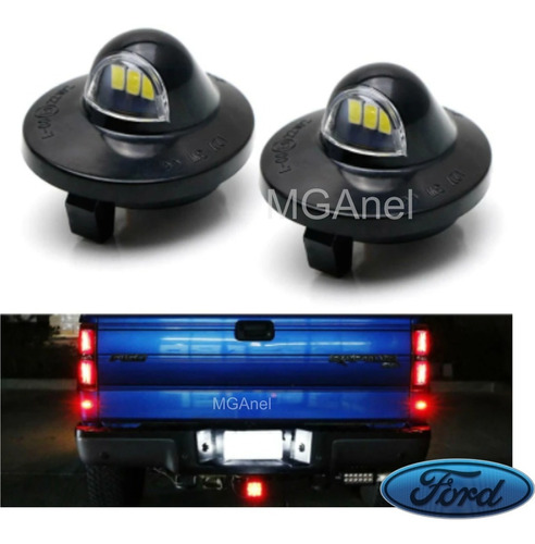 Farol Foco Led Patente Ford Ranger F150 Led X2 Foto 3