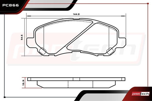 Balatas Delanteras Mitsubishi Lancer 2.0l 2012 Foto 2