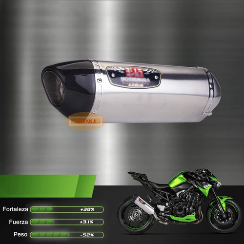 Tubo De Escape Deportivo Para Moto Honda Yamaha Ktm 38-51mm Foto 6