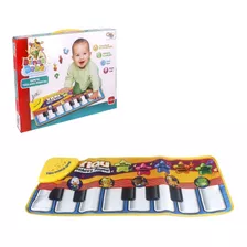 Tapete Musical Bebê Infantil Teclado Com Som Luz Pedagógico