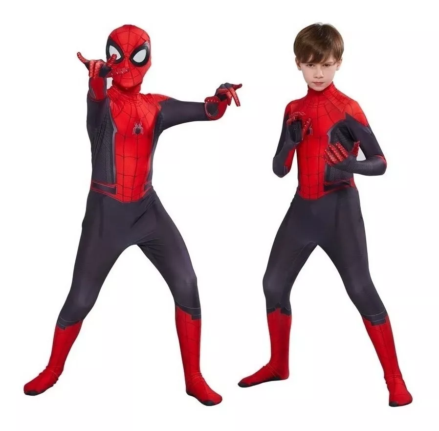 Fantasia Infantil Homem Aranha Longe De Casa Spider Cosplay
