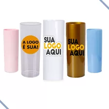 40 Copo Long Drink Personalizado Sua Marca Ideia Logo 340ml